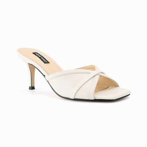 Nine West Dainty Heeled Slides - White - Ireland (KR1589604)